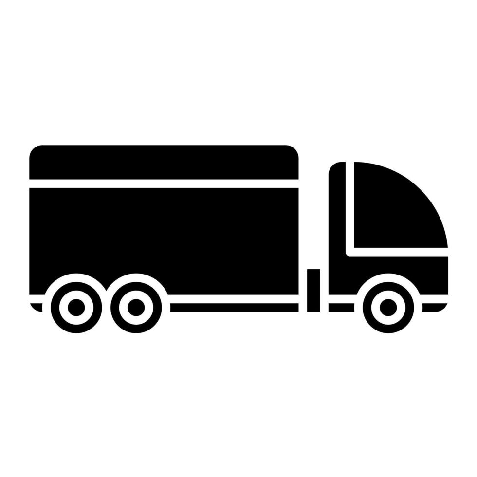 Cargo Truck vector icon