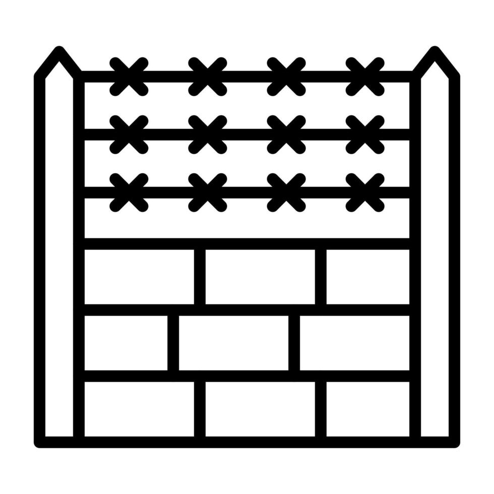 Fence Wire vector icon