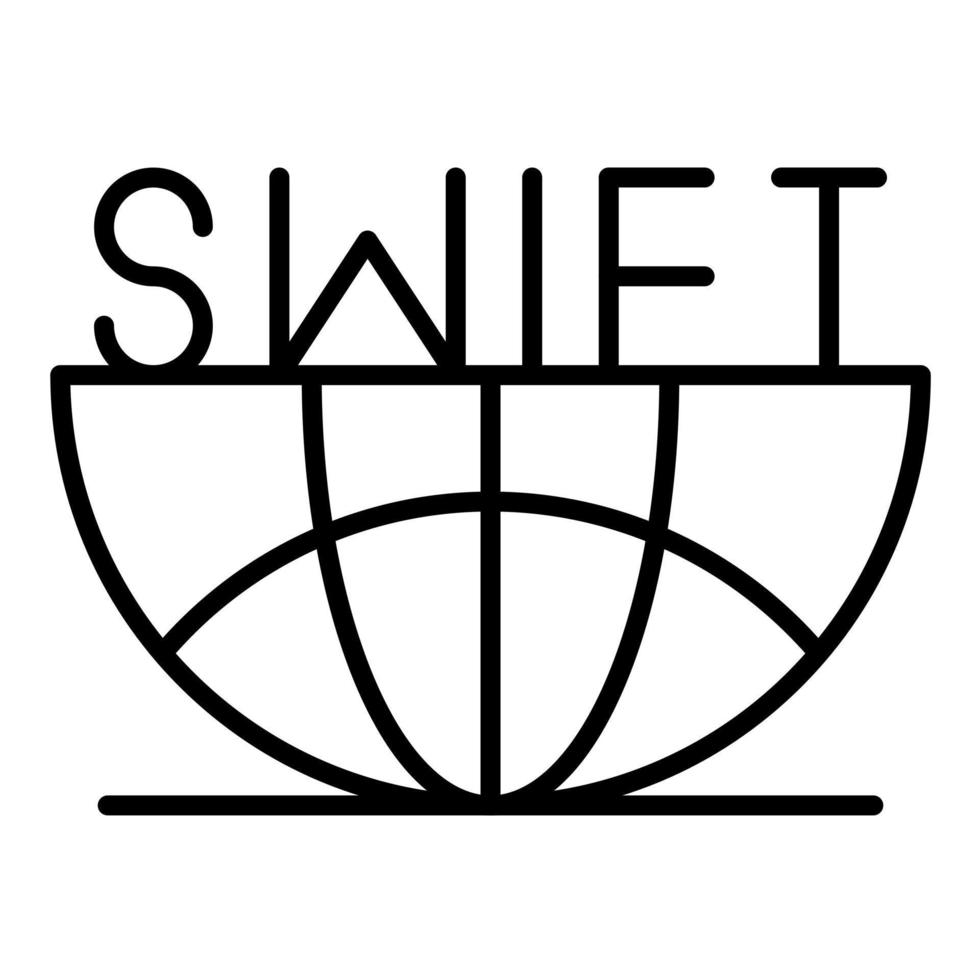 Swift vector icon