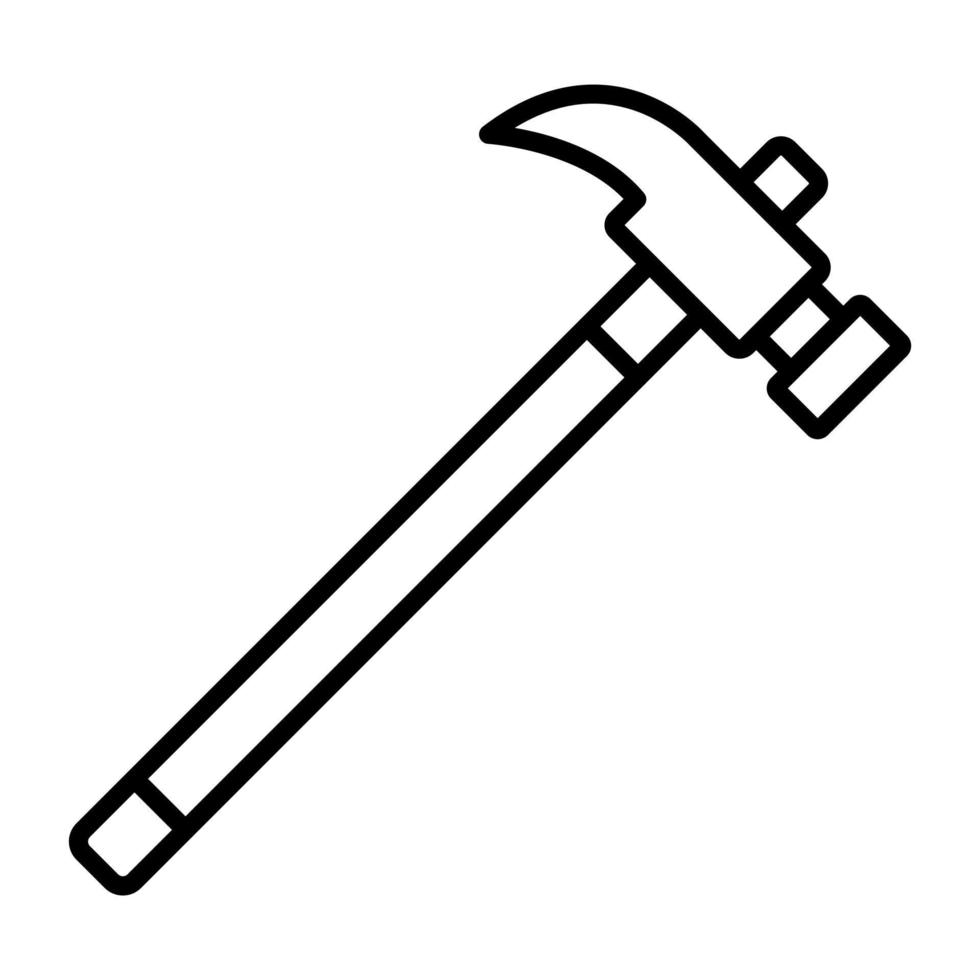 Hammer vector icon