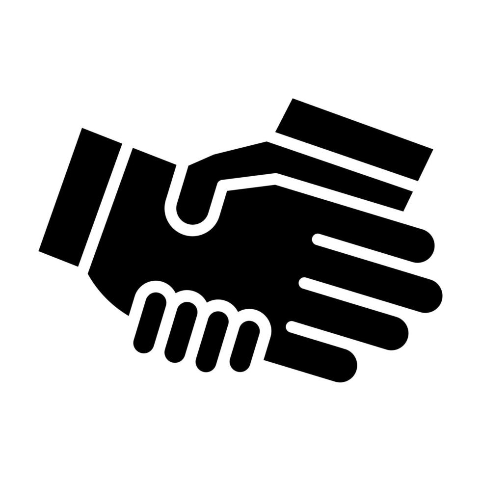 Handshake vector icon