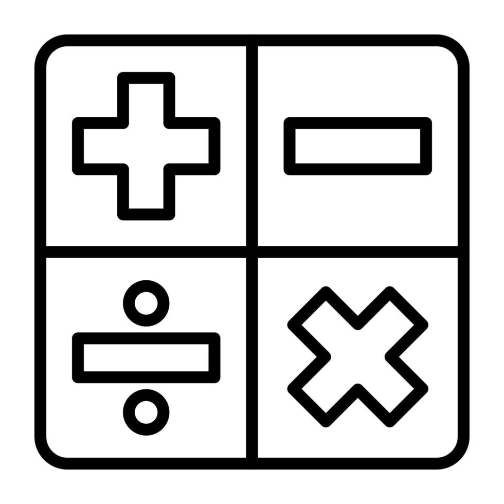 Math vector icon