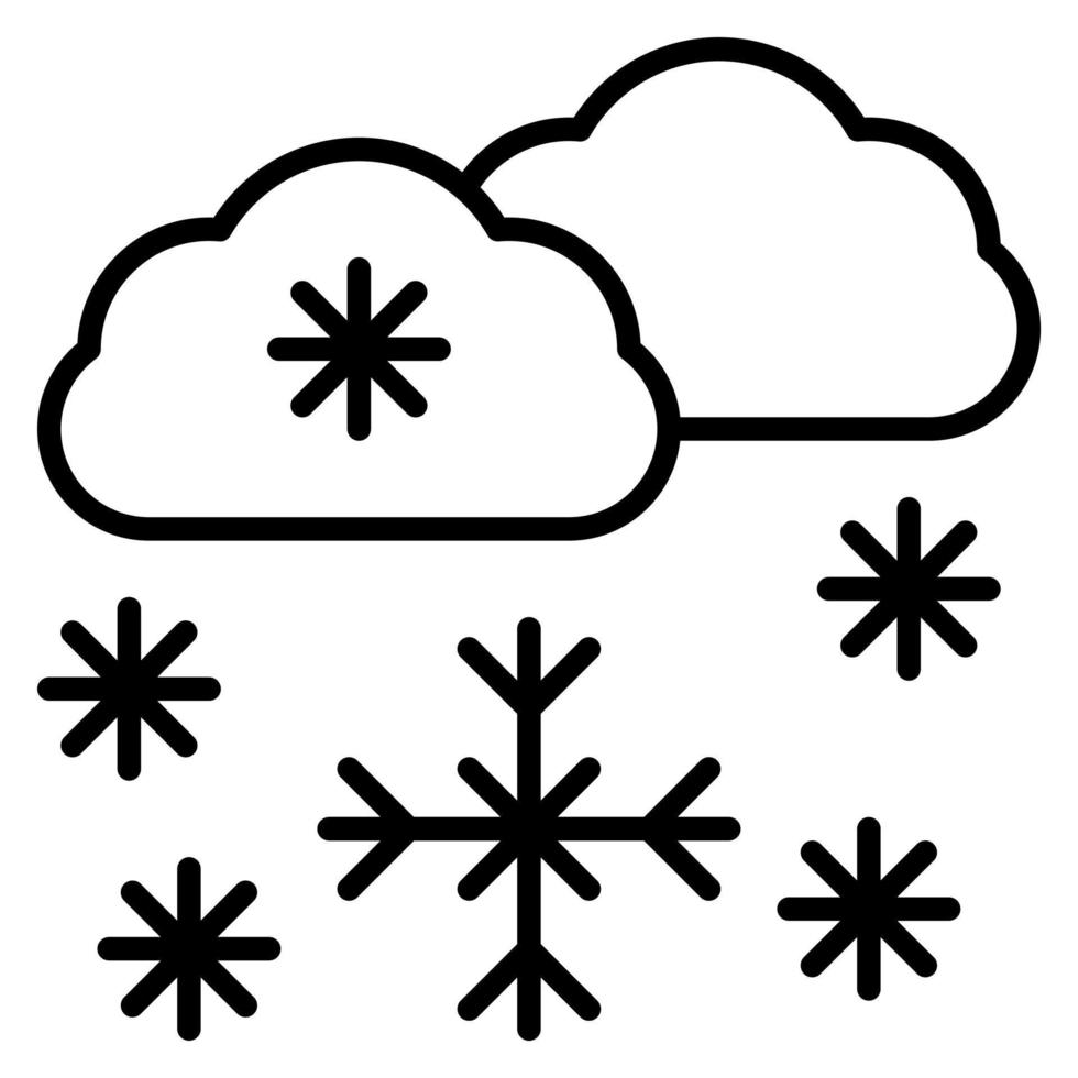 Snowy vector icon