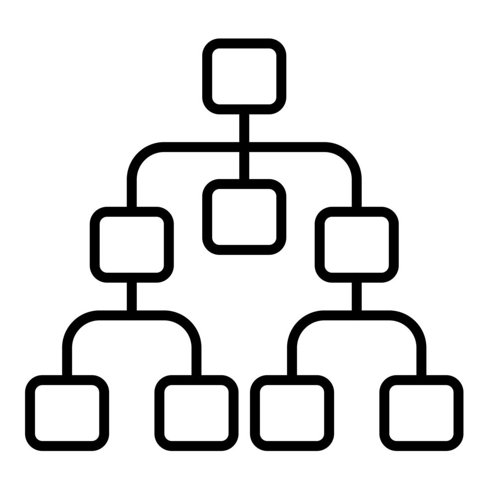 Hierarchy vector icon 21709716 Vector Art at Vecteezy