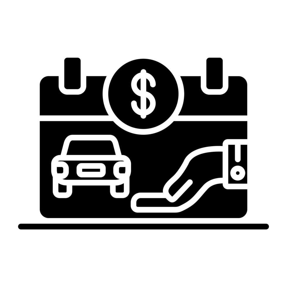 Monthly Lease Specials vector icon