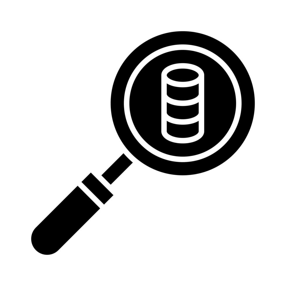 Search Database vector icon