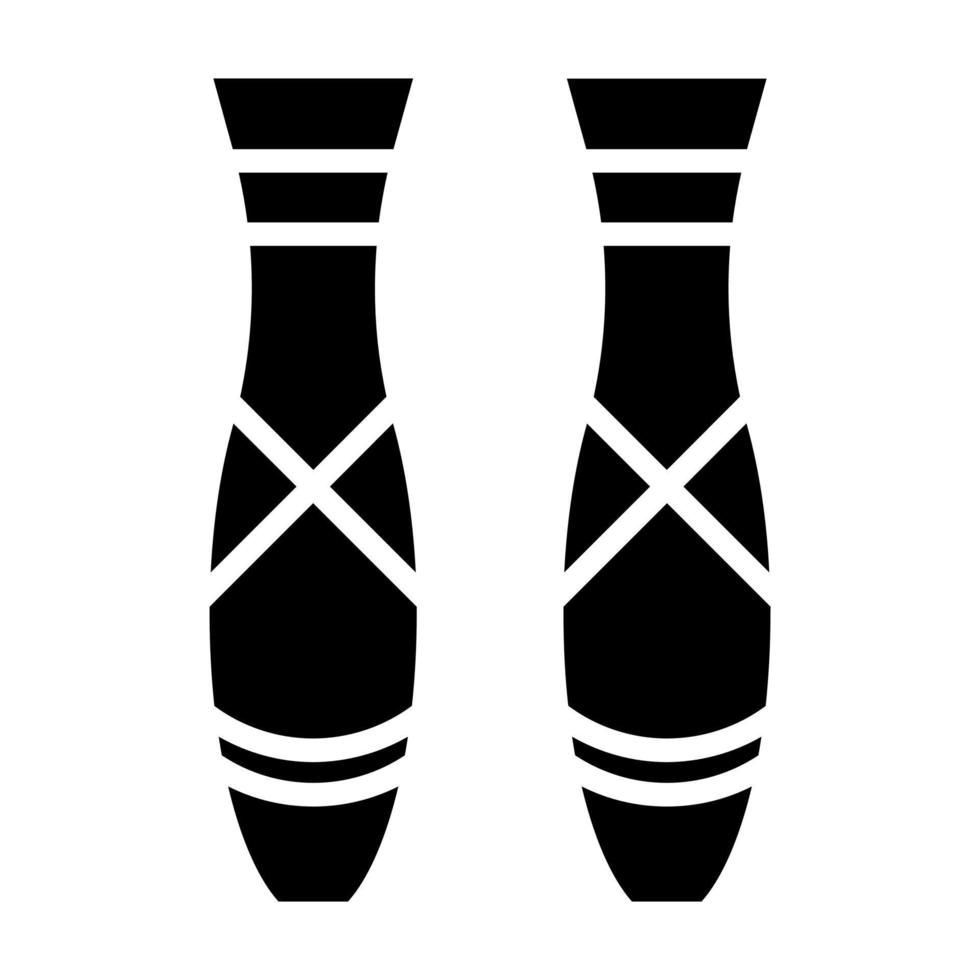 ballet Zapatos vector icono