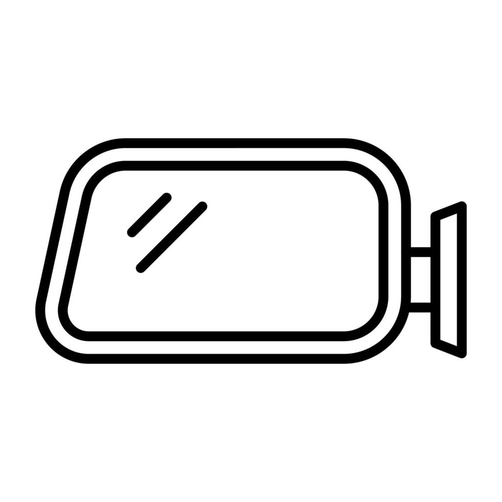 Side Mirror vector icon