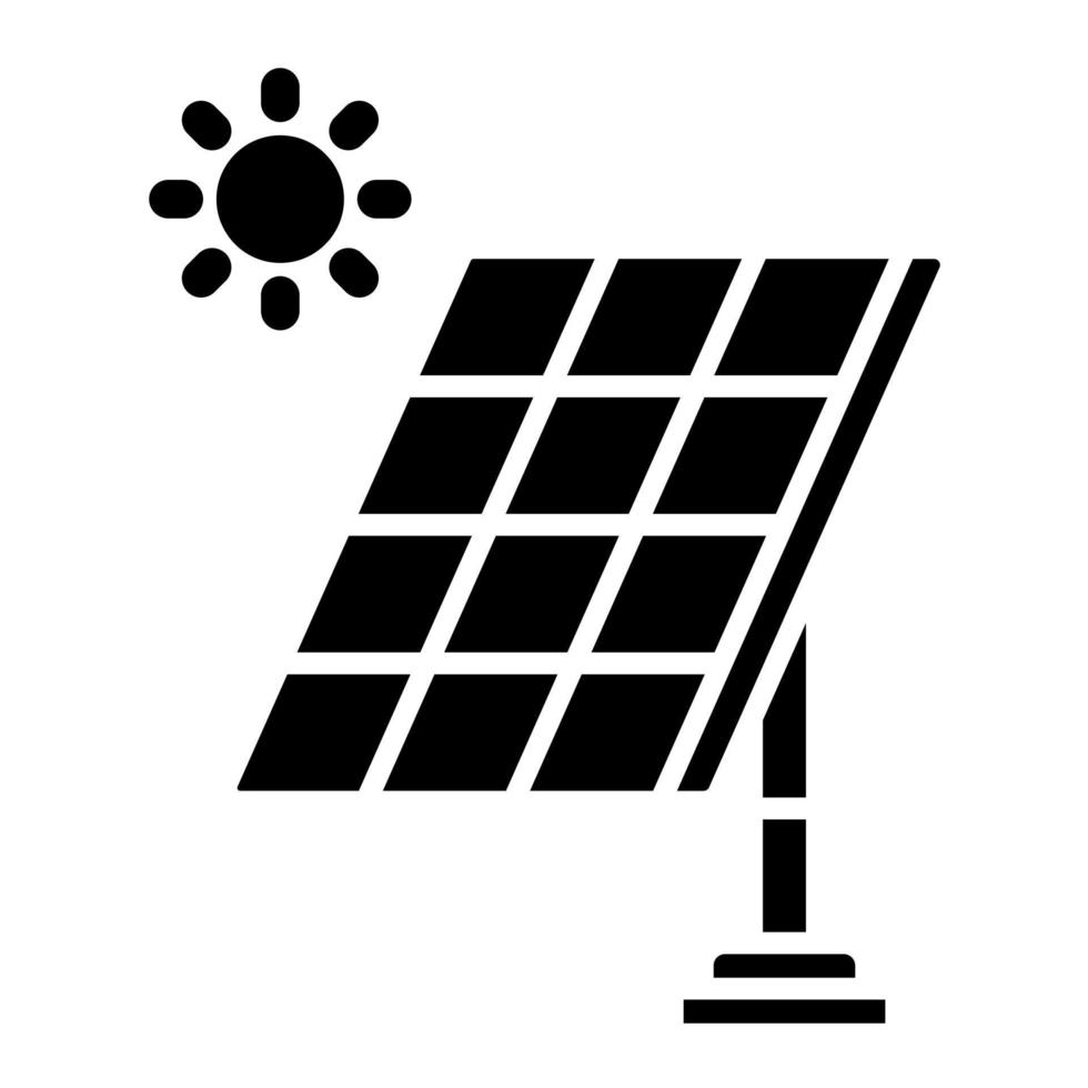 Solar Panel vector icon