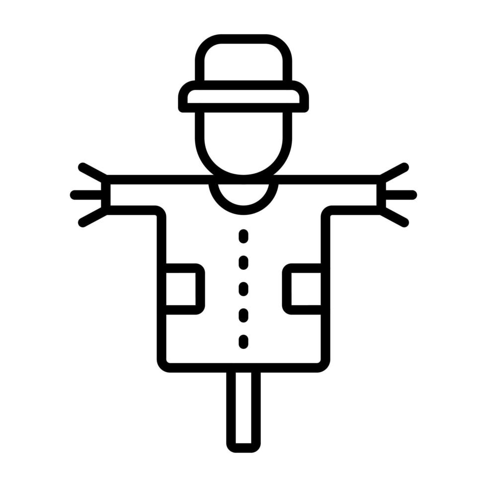 Scarecrow vector icon