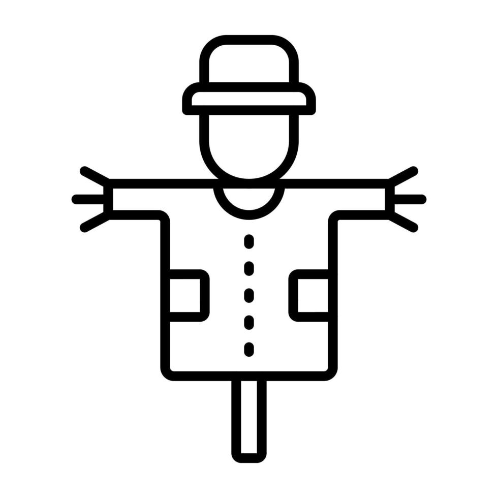 Scarecrow vector icon