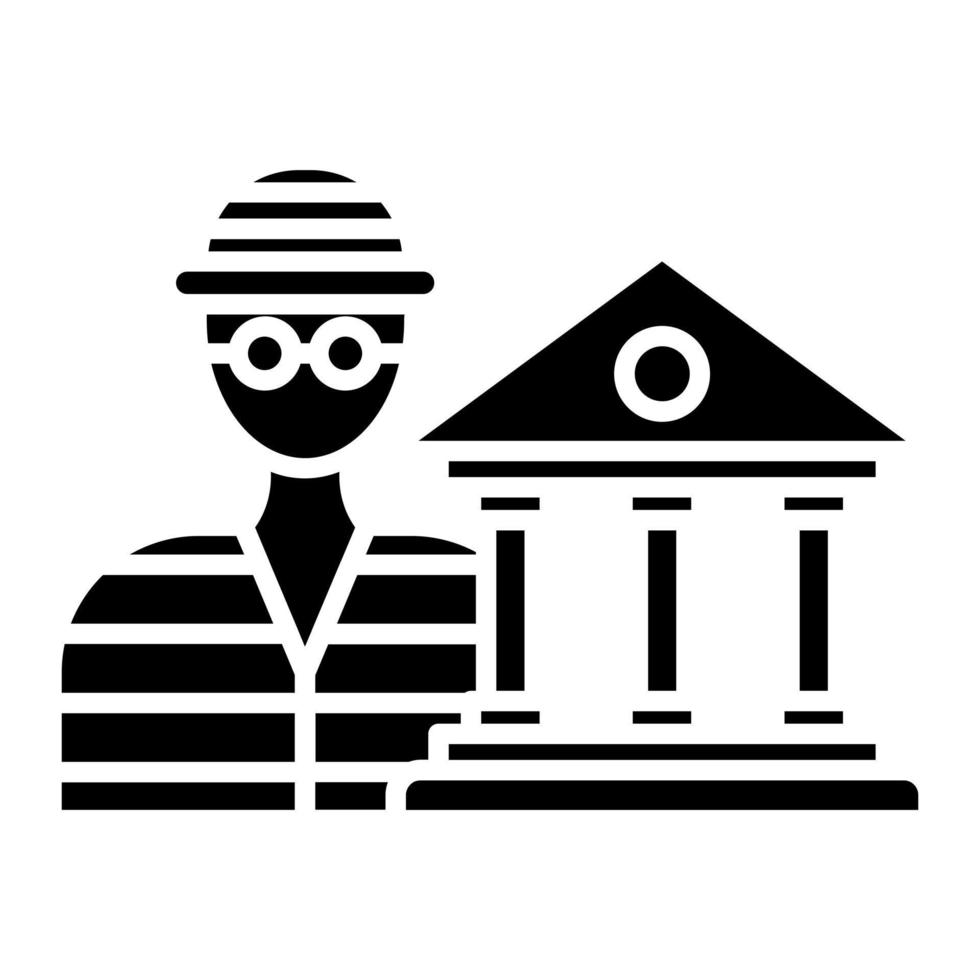 Bank Robbery vector icon