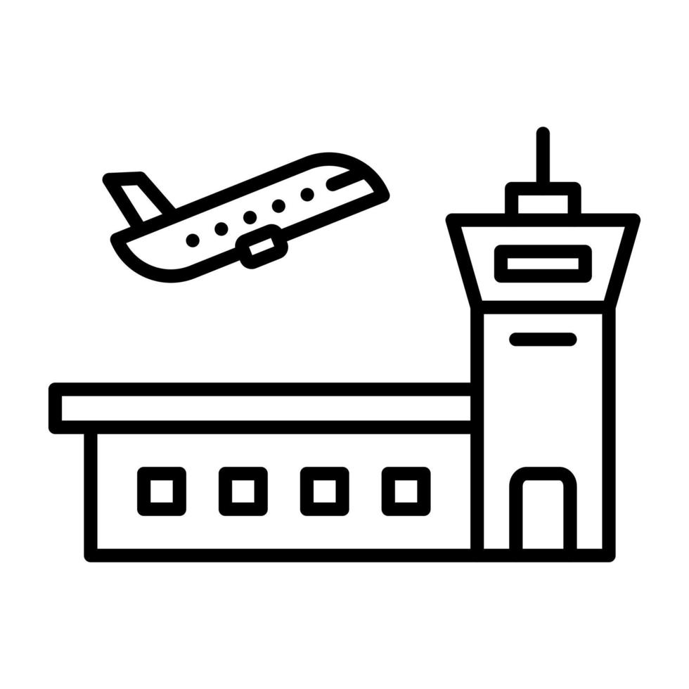 icono de vector de aeropuerto