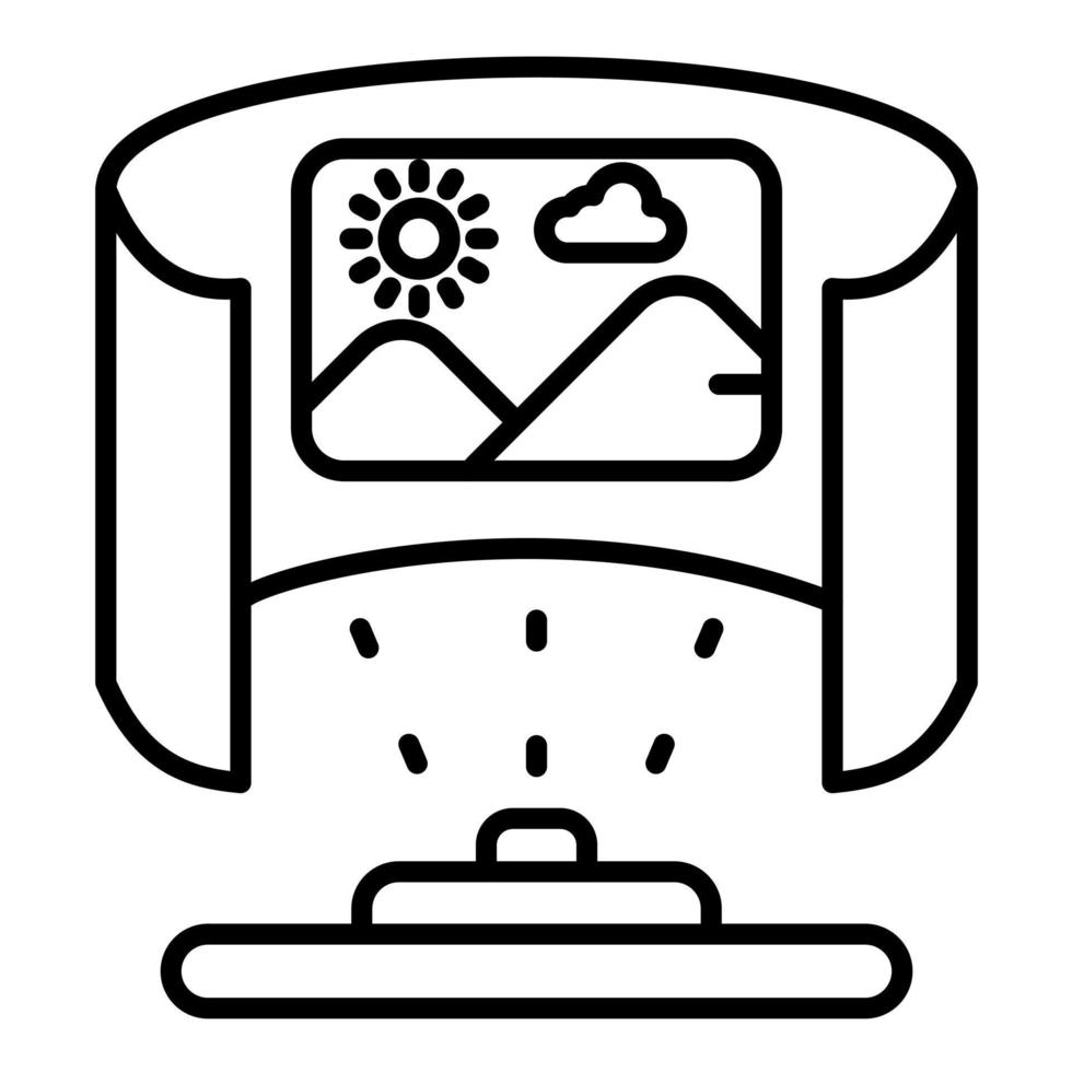 Field Of View vector icon