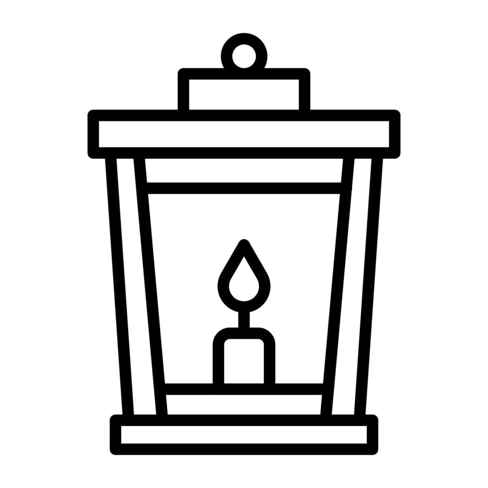 Lantern vector icon