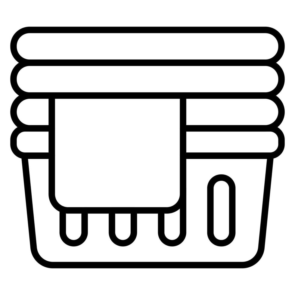 Clothes Basket vector icon