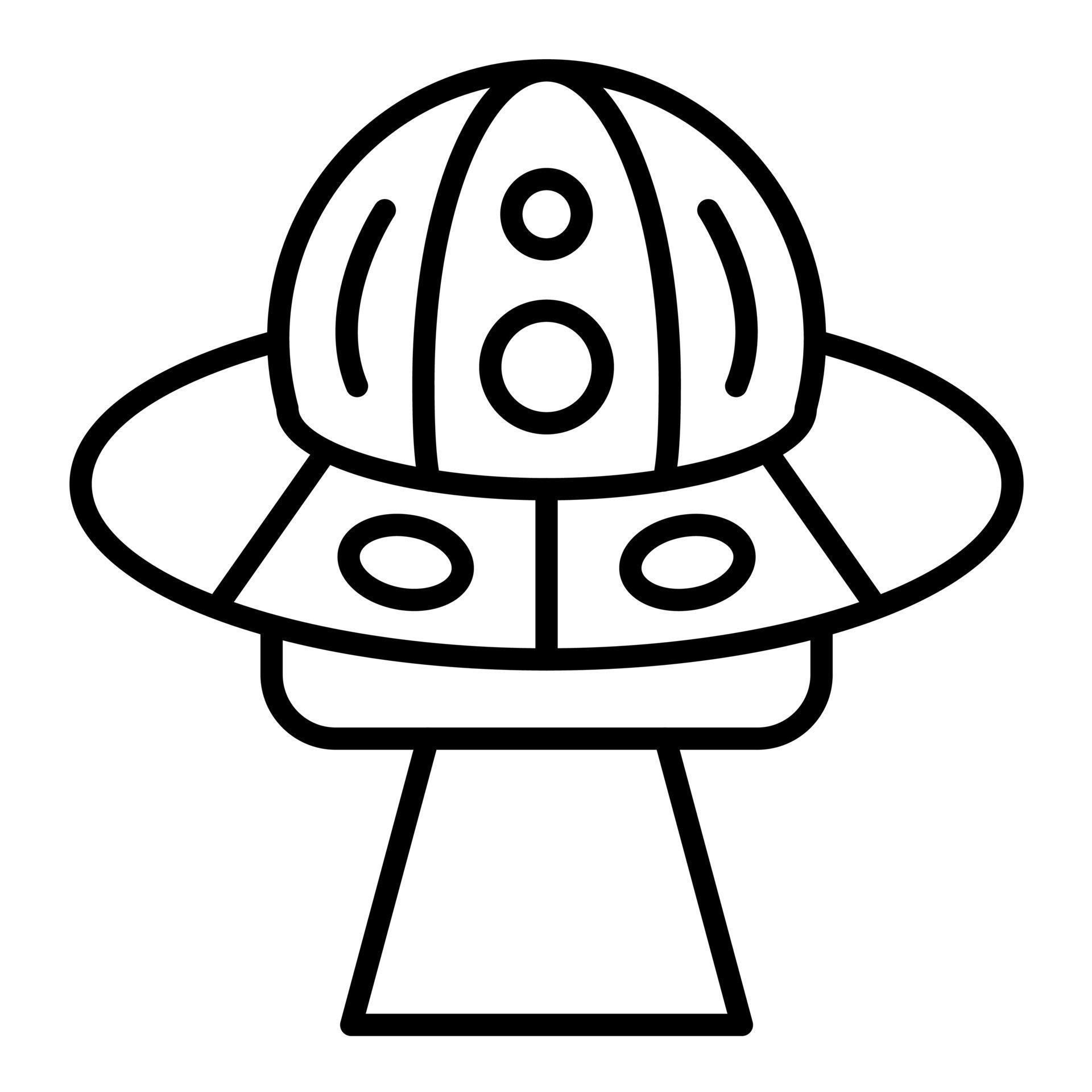 UFO vector icon 21709920 Vector Art at Vecteezy