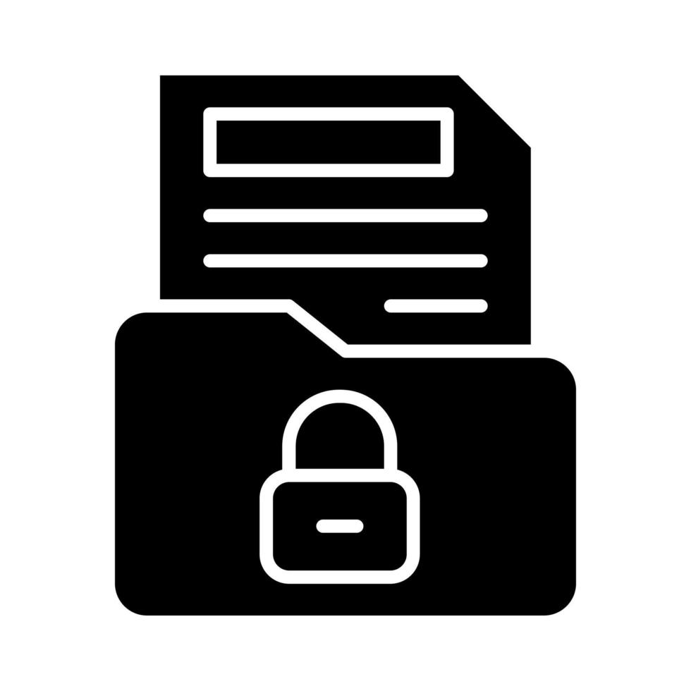 Confidential vector icon
