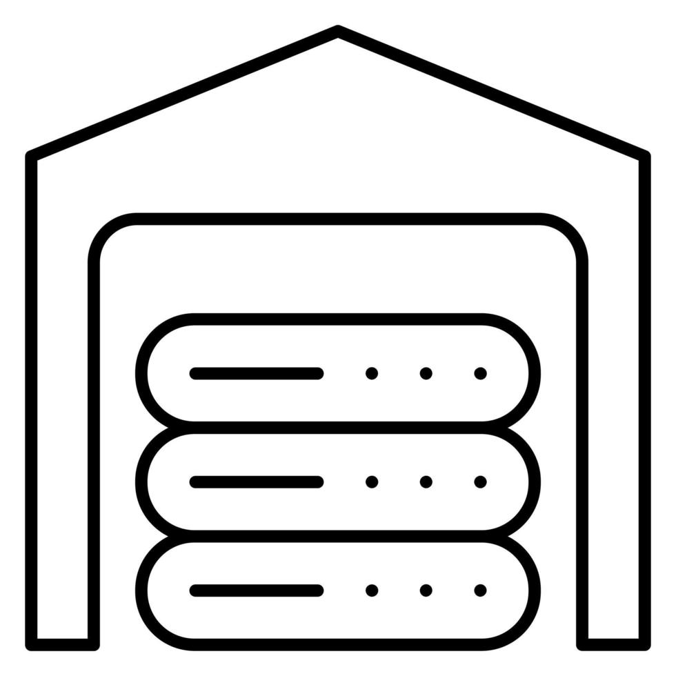 Data Warehouse vector icon
