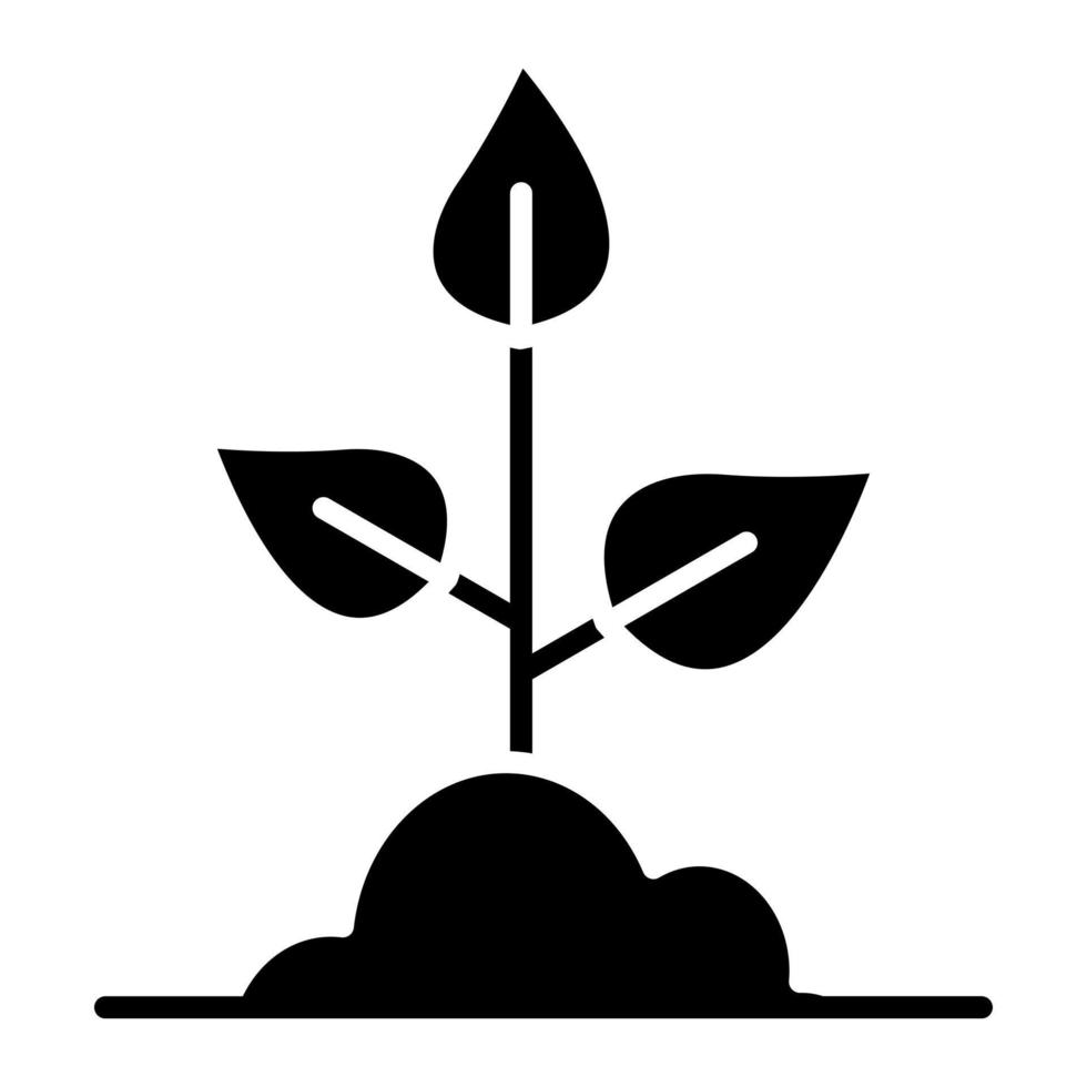 Seedling vector icon