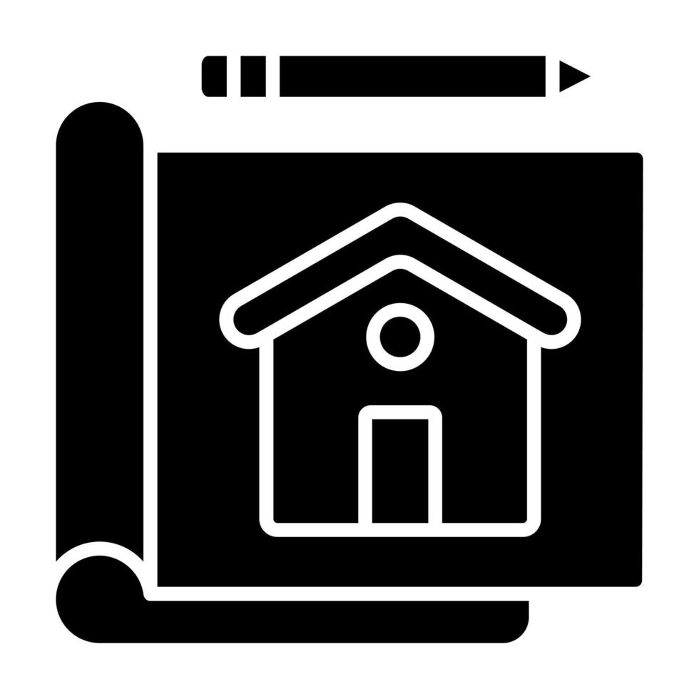 House Plan vector icon