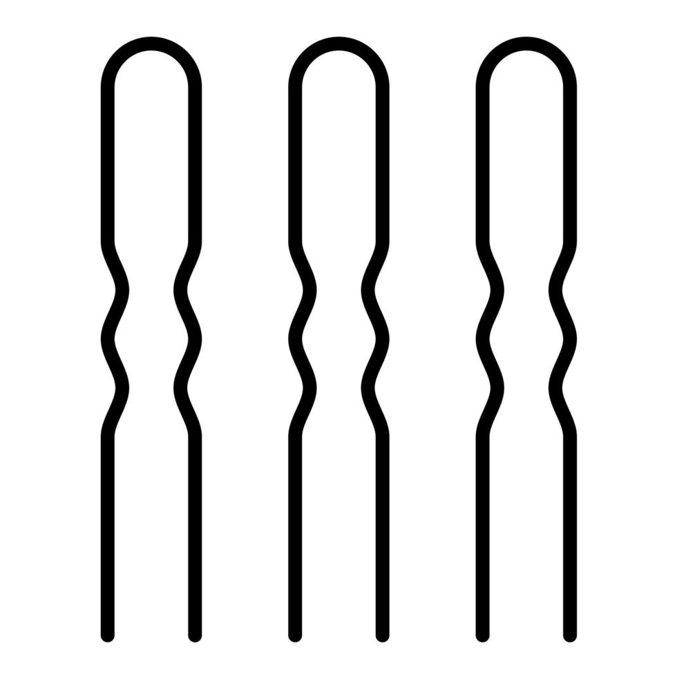 Hair Pin vector icon