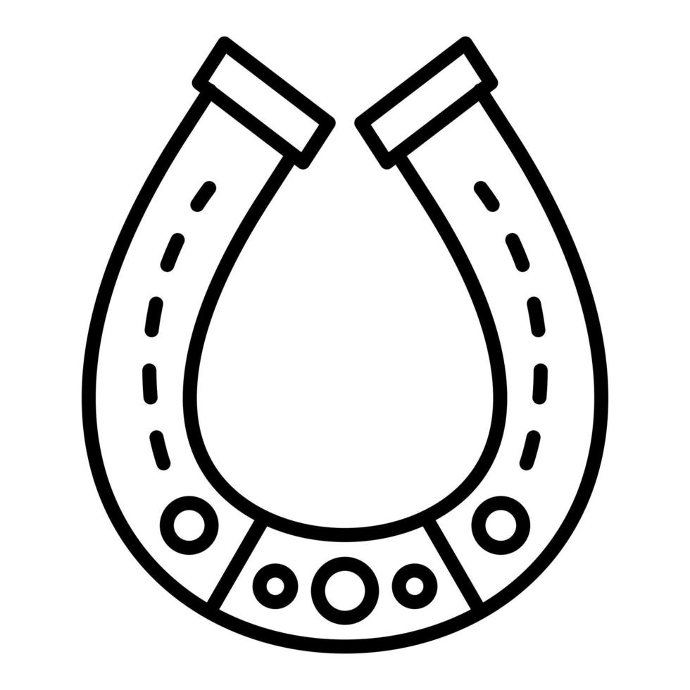 Horseshoe vector icon