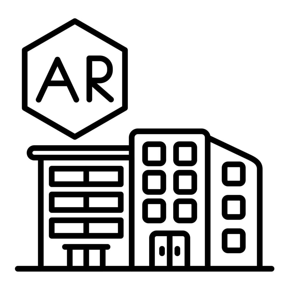Ar City vector icon