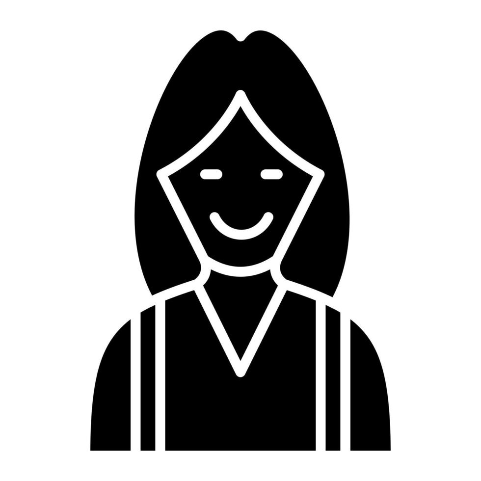 icono de vector de hija