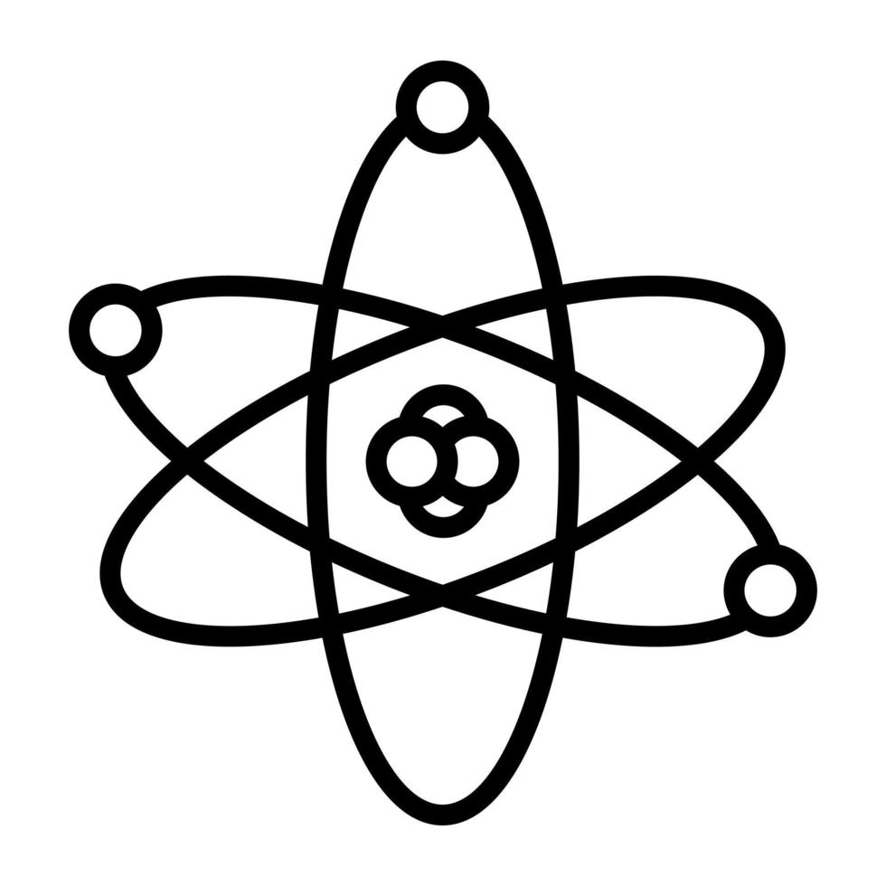 Atom vector icon