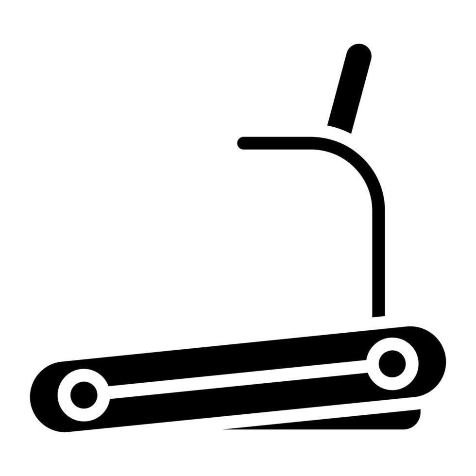 Treadmill vector icon