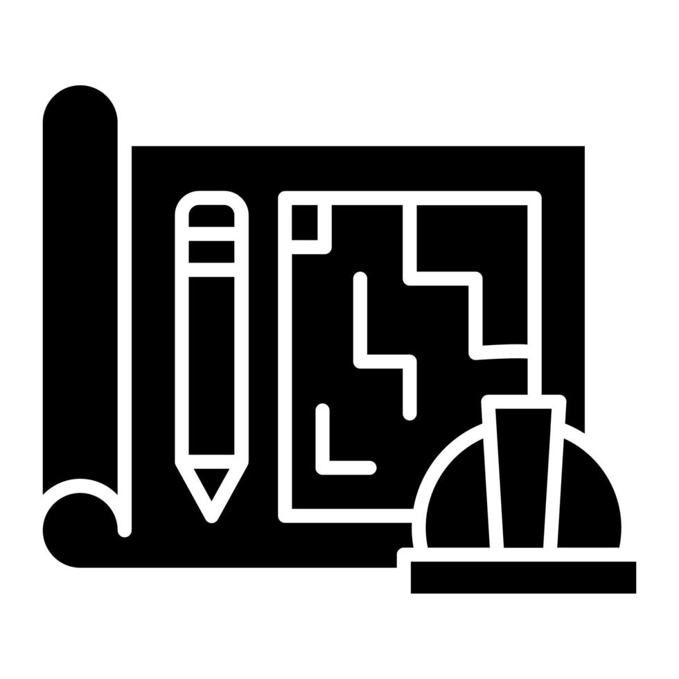 Ingenieria bosquejo vector icono