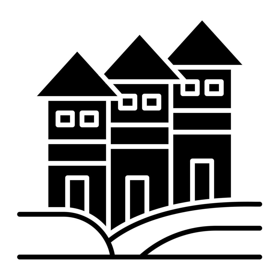 Townhouse vector icon