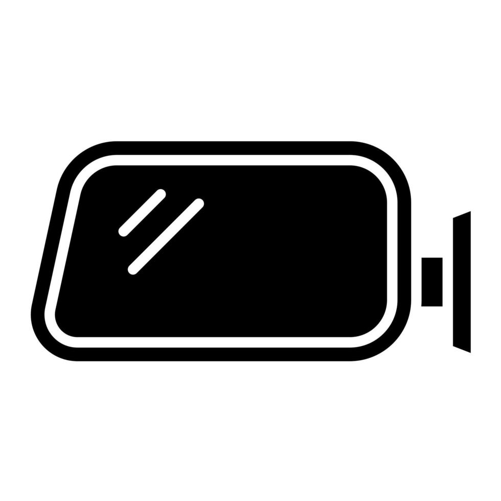 Side Mirror vector icon