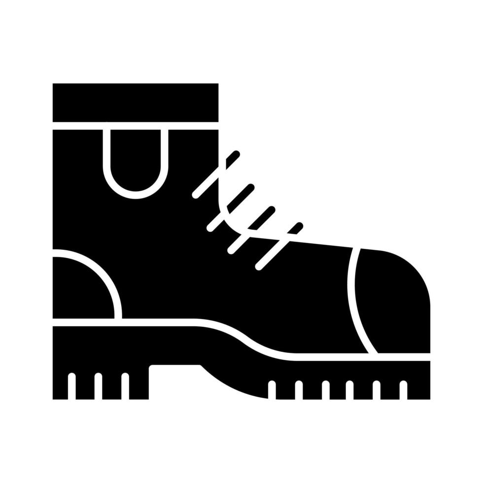 Ejército botas vector icono