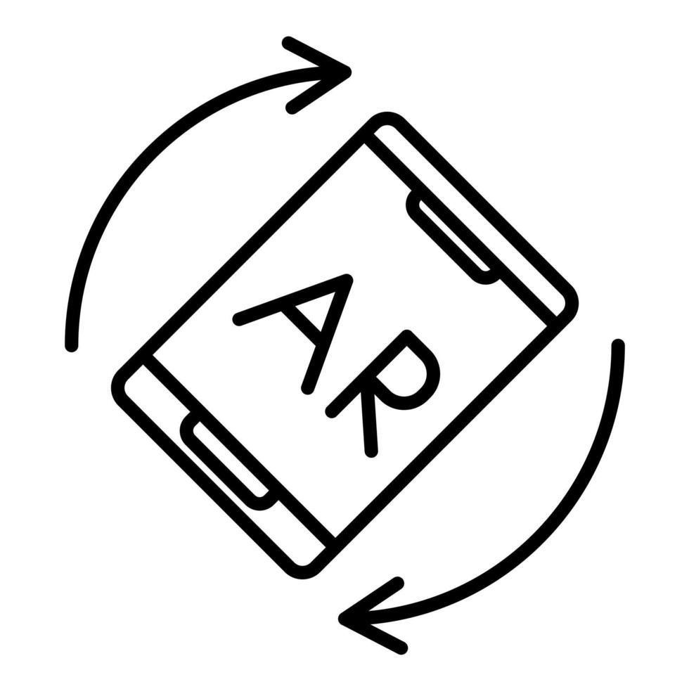 Tilt Control vector icon