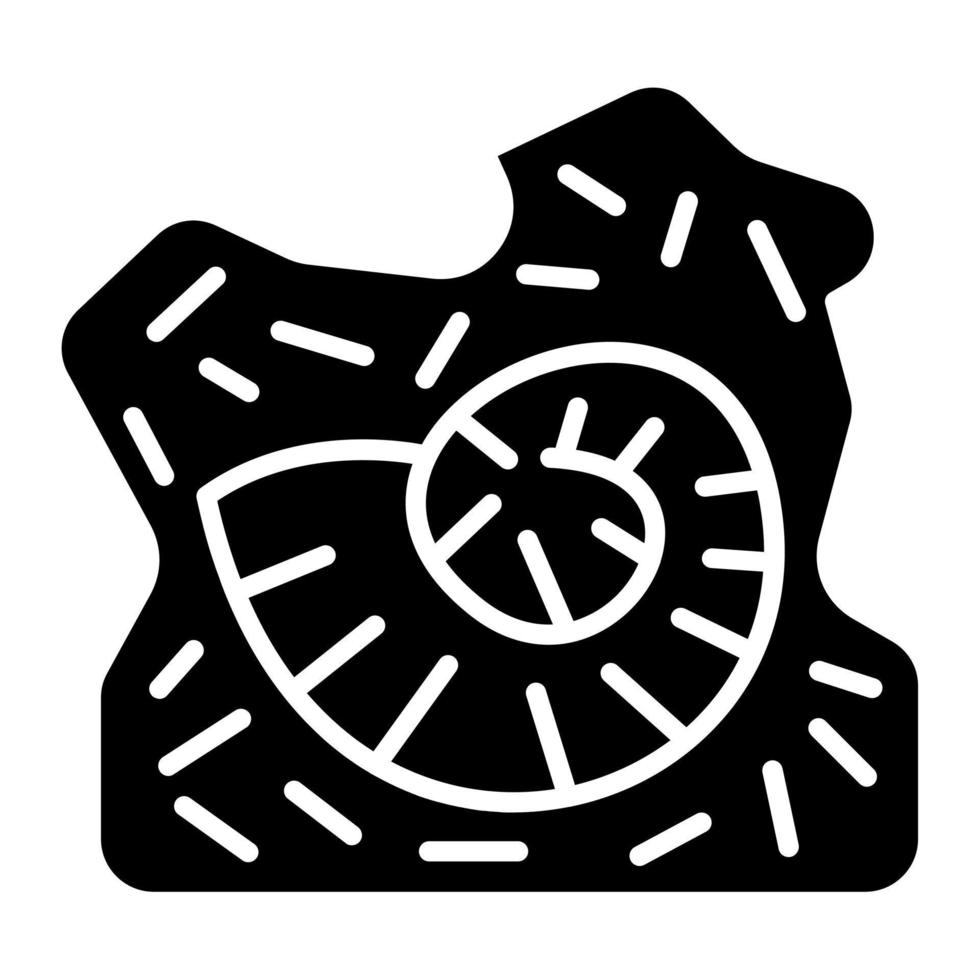 Fossil vector icon
