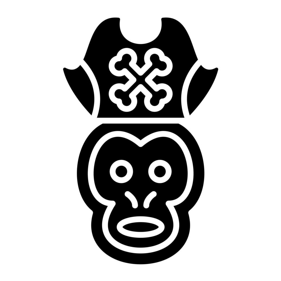 Pirate Monkey vector icon