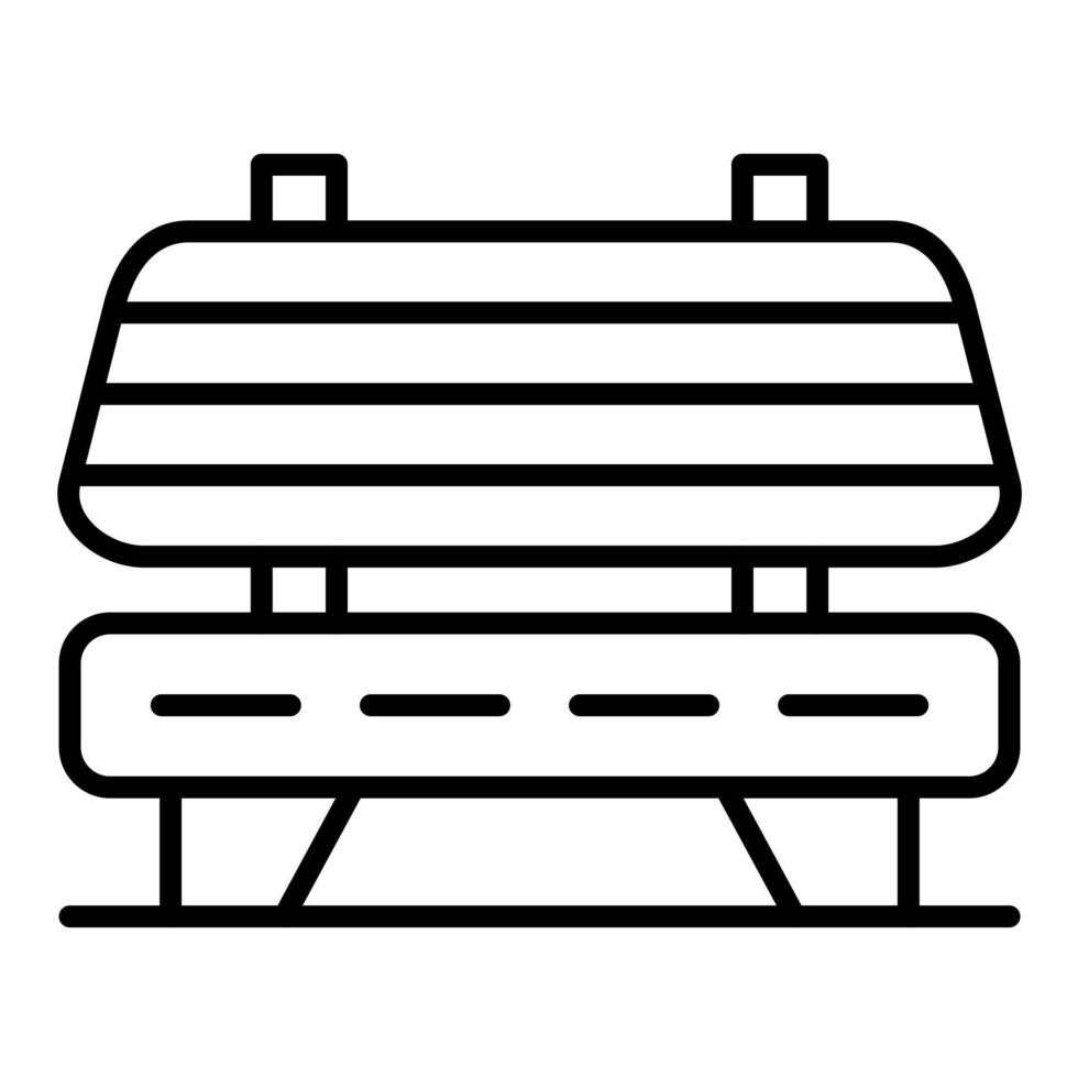 Bench vector icon