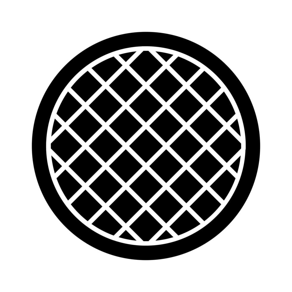 Wafer vector icon
