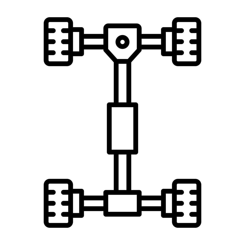 Chassis vector icon