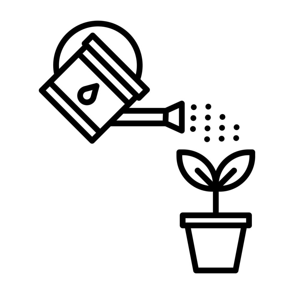 Watering vector icon