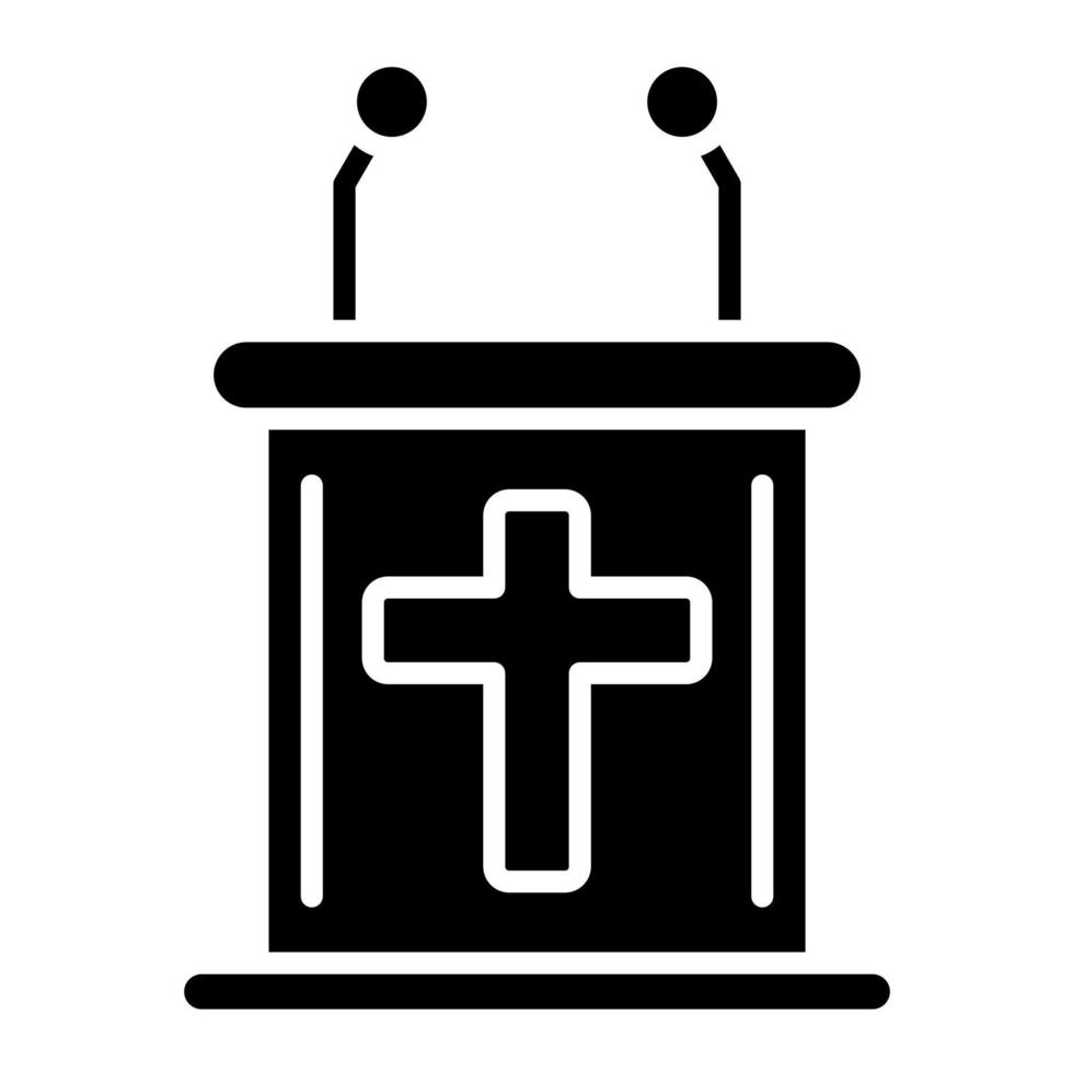 Pulpit vector icon