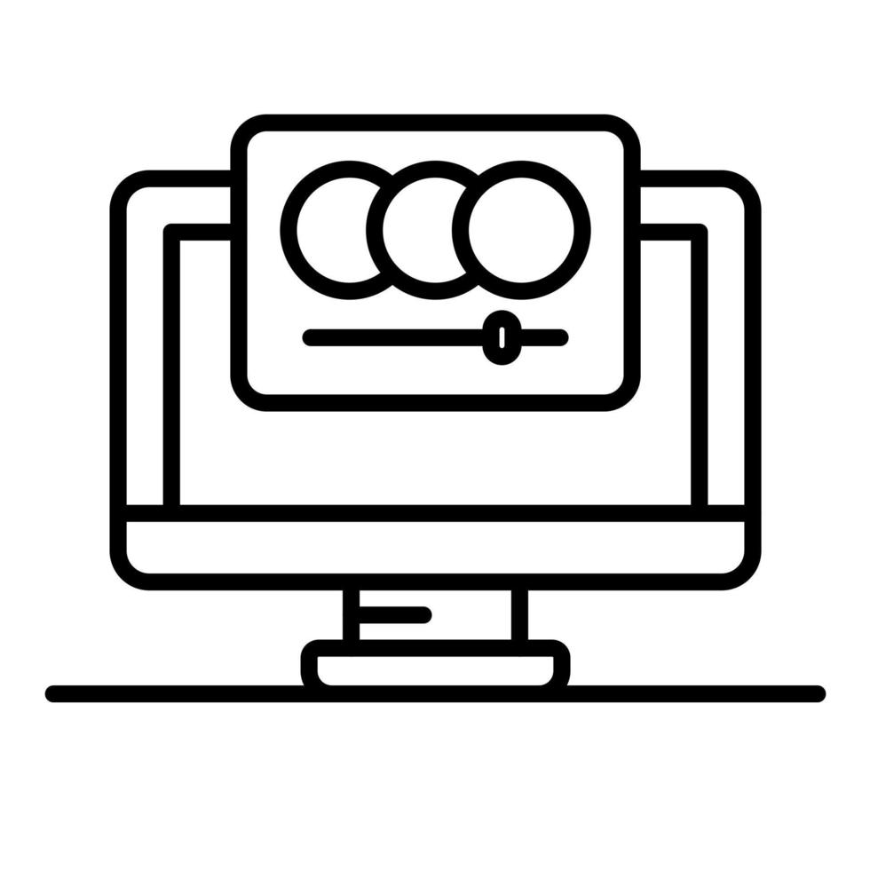 Digital Animation vector icon