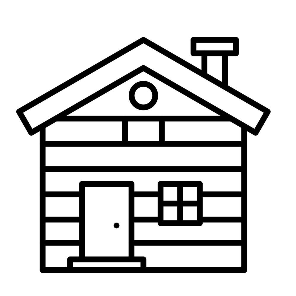 Cabin vector icon