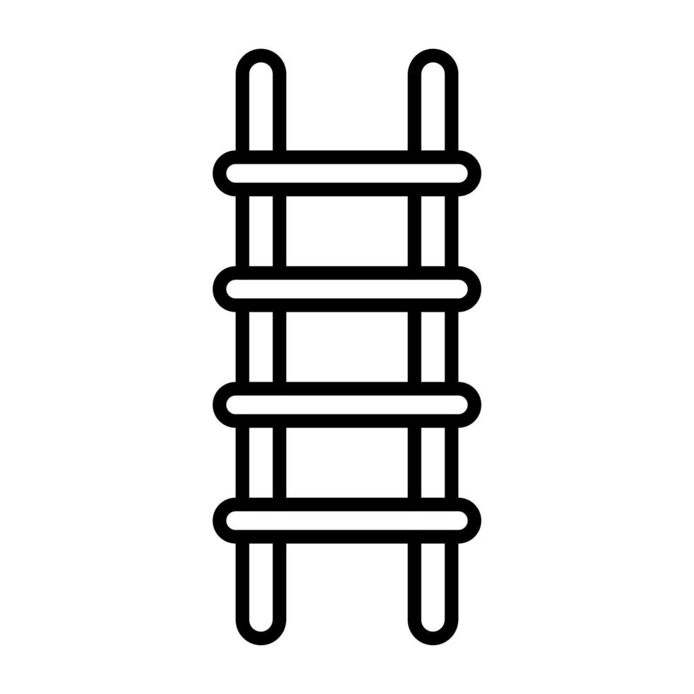 icono de vector de escalera