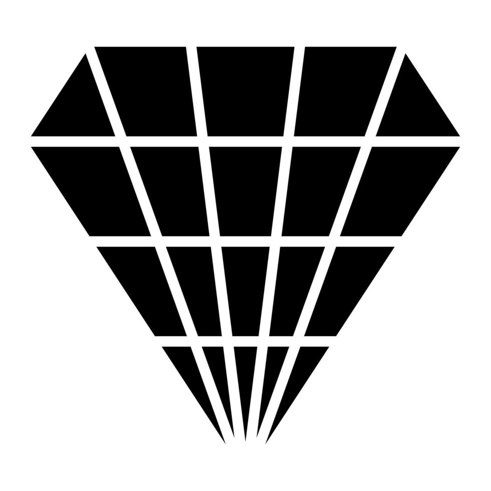 icono de vector de diamante