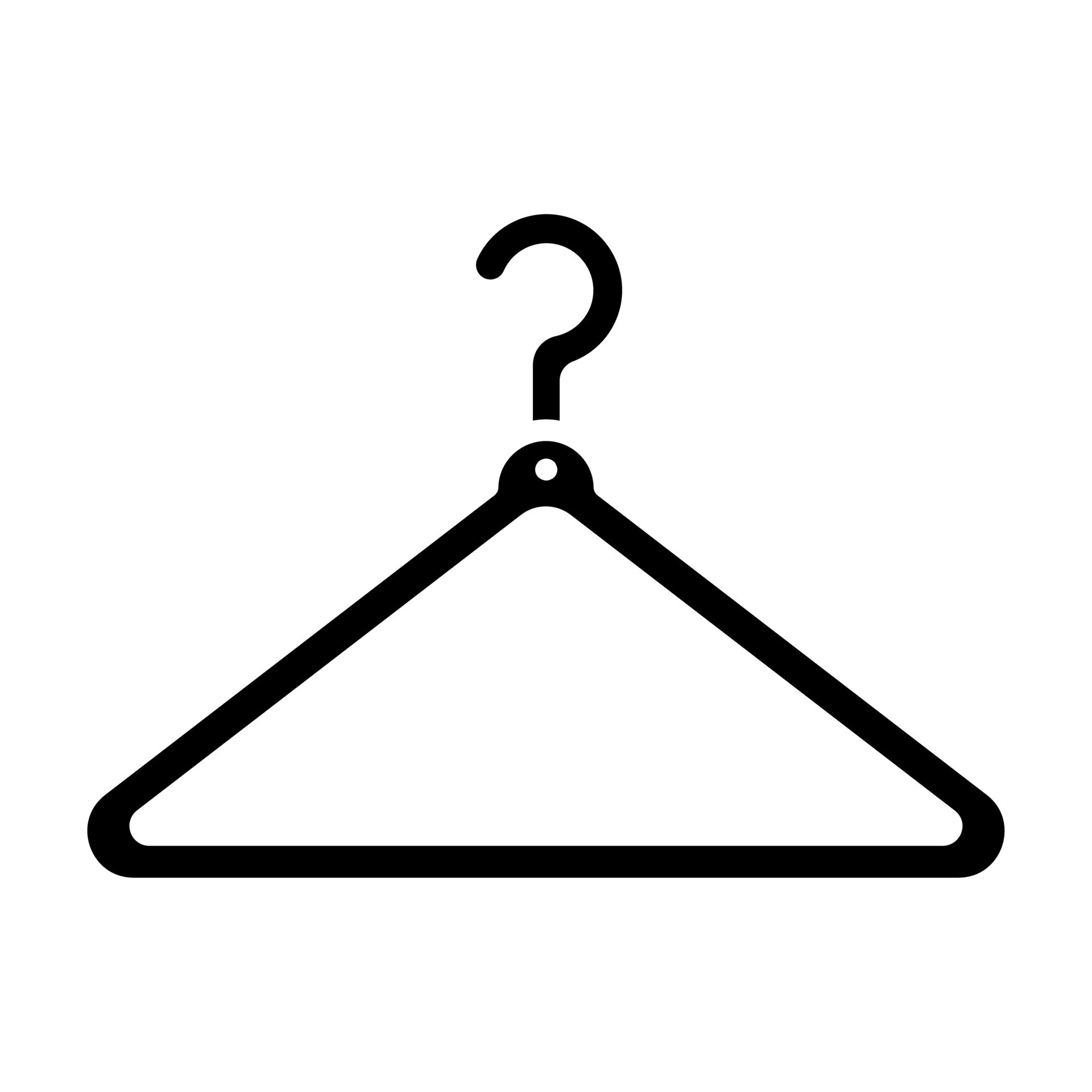 Clothes Hanger vector icon 21710916 Vector Art at Vecteezy