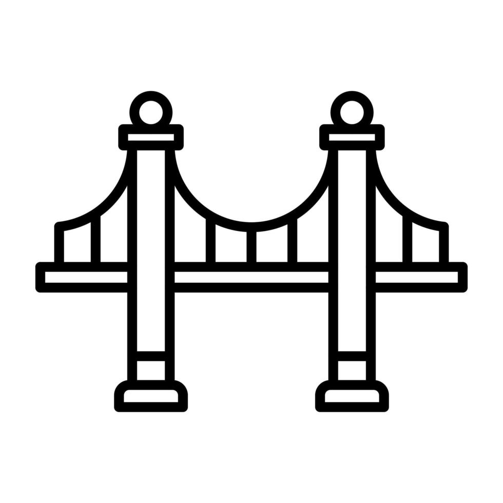 Bridge vector icon