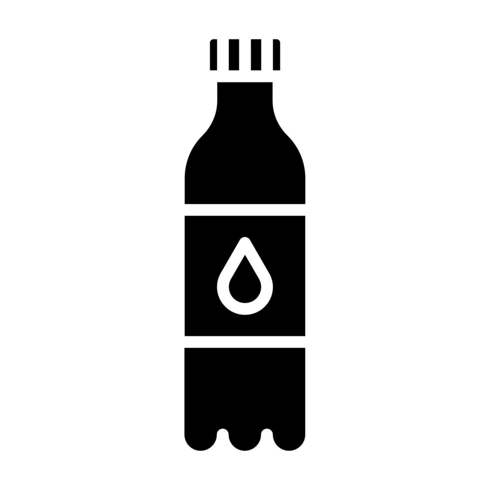 icono de vector de botella de agua